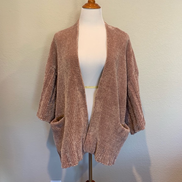 Anthropologie Chenille Cardigan - Picture 3 of 6
